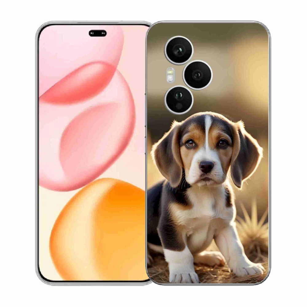 Gelový kryt mmCase na Honor 400 Pro - roztomilý bígl