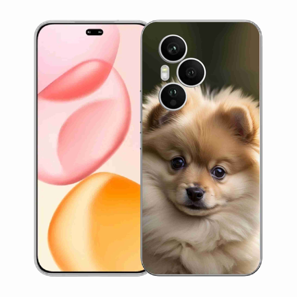 Gelový kryt mmCase na Honor 400 Pro - roztomilý pomeranian 2