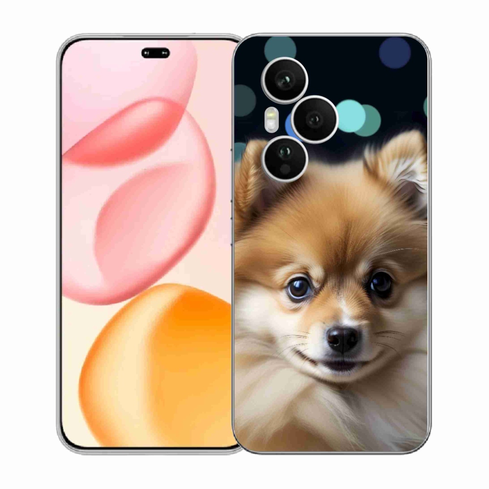 Gelový kryt mmCase na Honor 400 Pro - roztomilý pomeranian