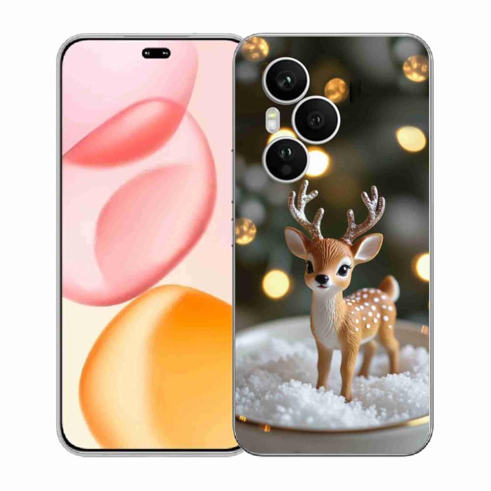 Gelový kryt mmCase na Honor 400 Pro - roztomilý vánoční jelen