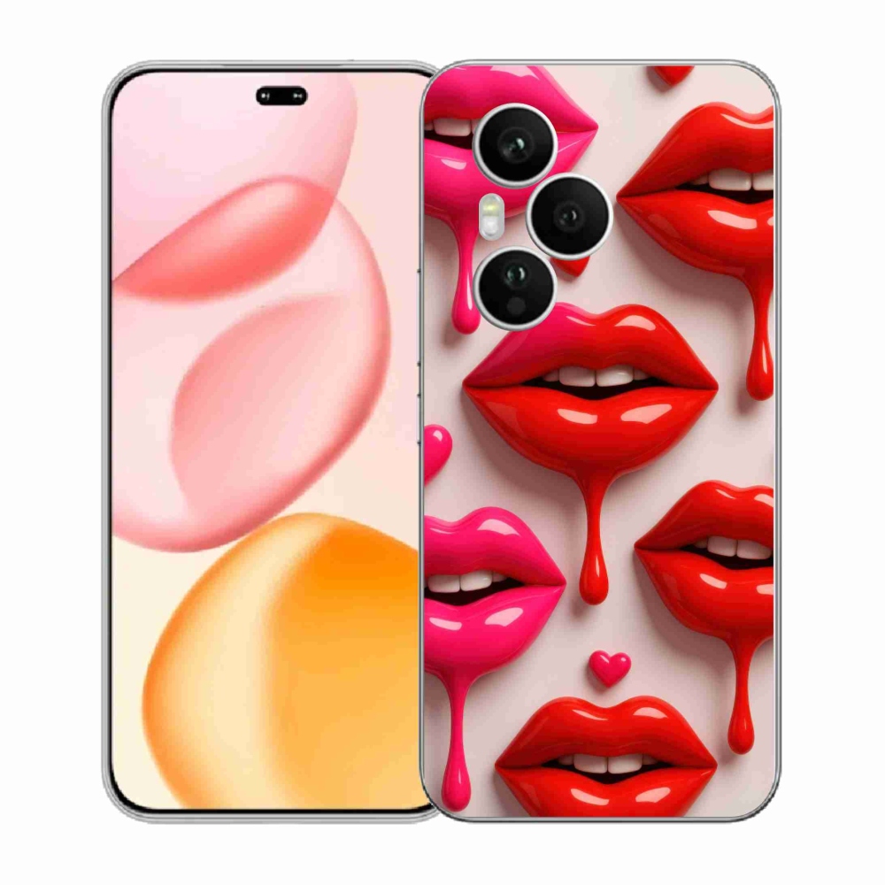 Gelový kryt mmCase na Honor 400 Pro - rty 2