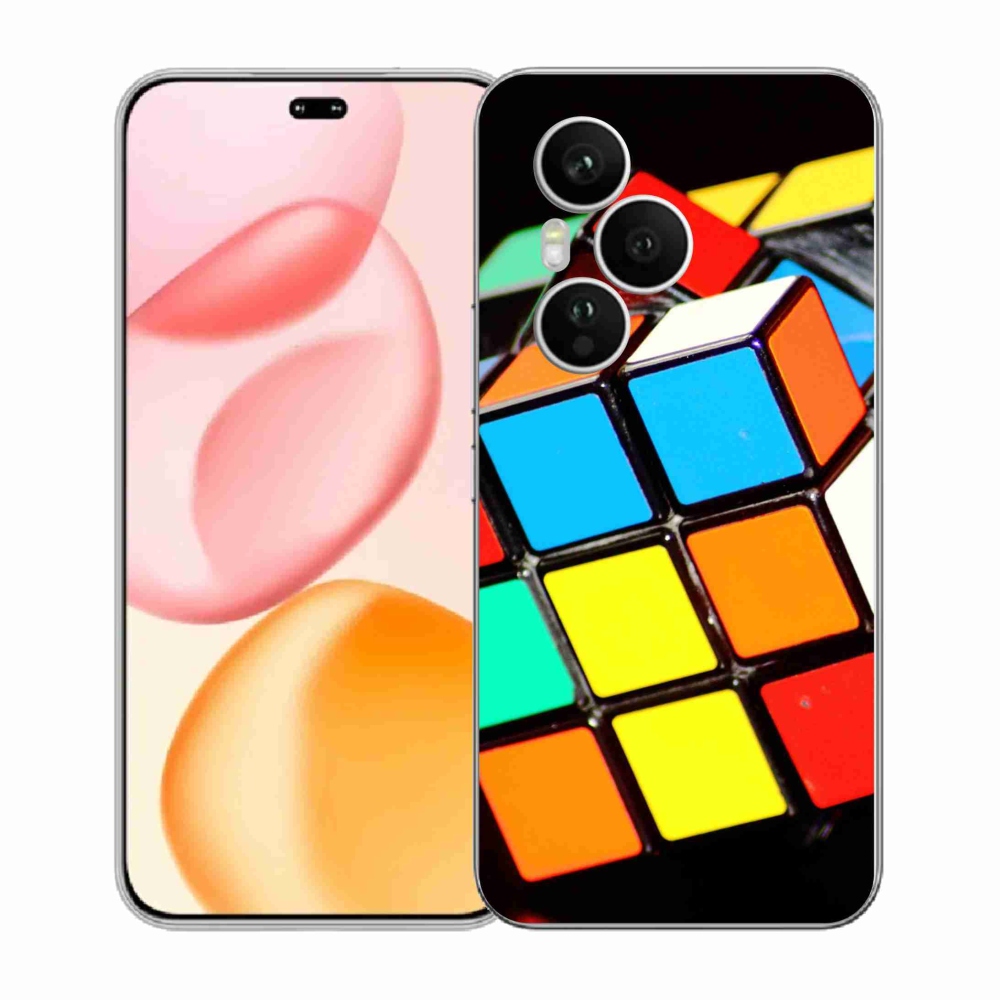Gelový kryt mmCase na Honor 400 Pro - rubikova kostka