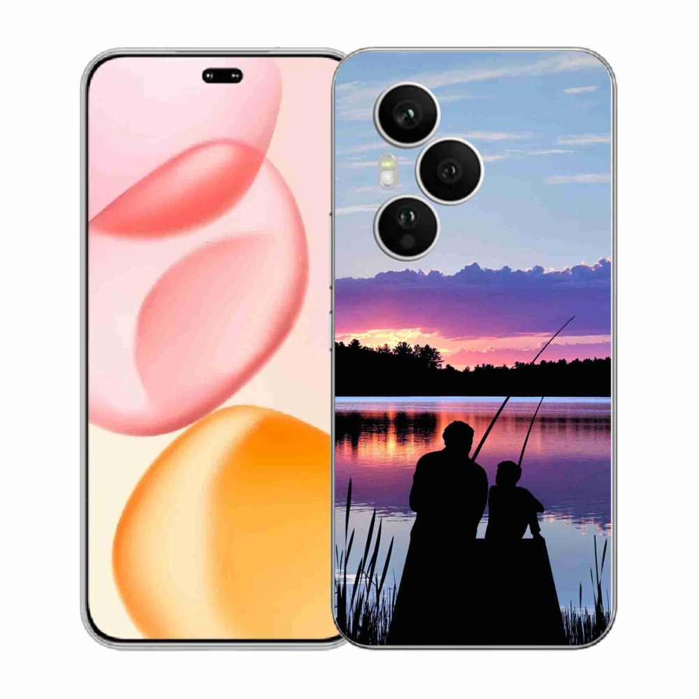 Gelový kryt mmCase na Honor 400 Pro - rybaření 2