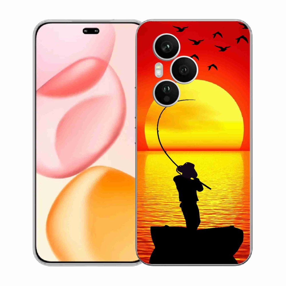 Gelový kryt mmCase na Honor 400 Pro - rybaření