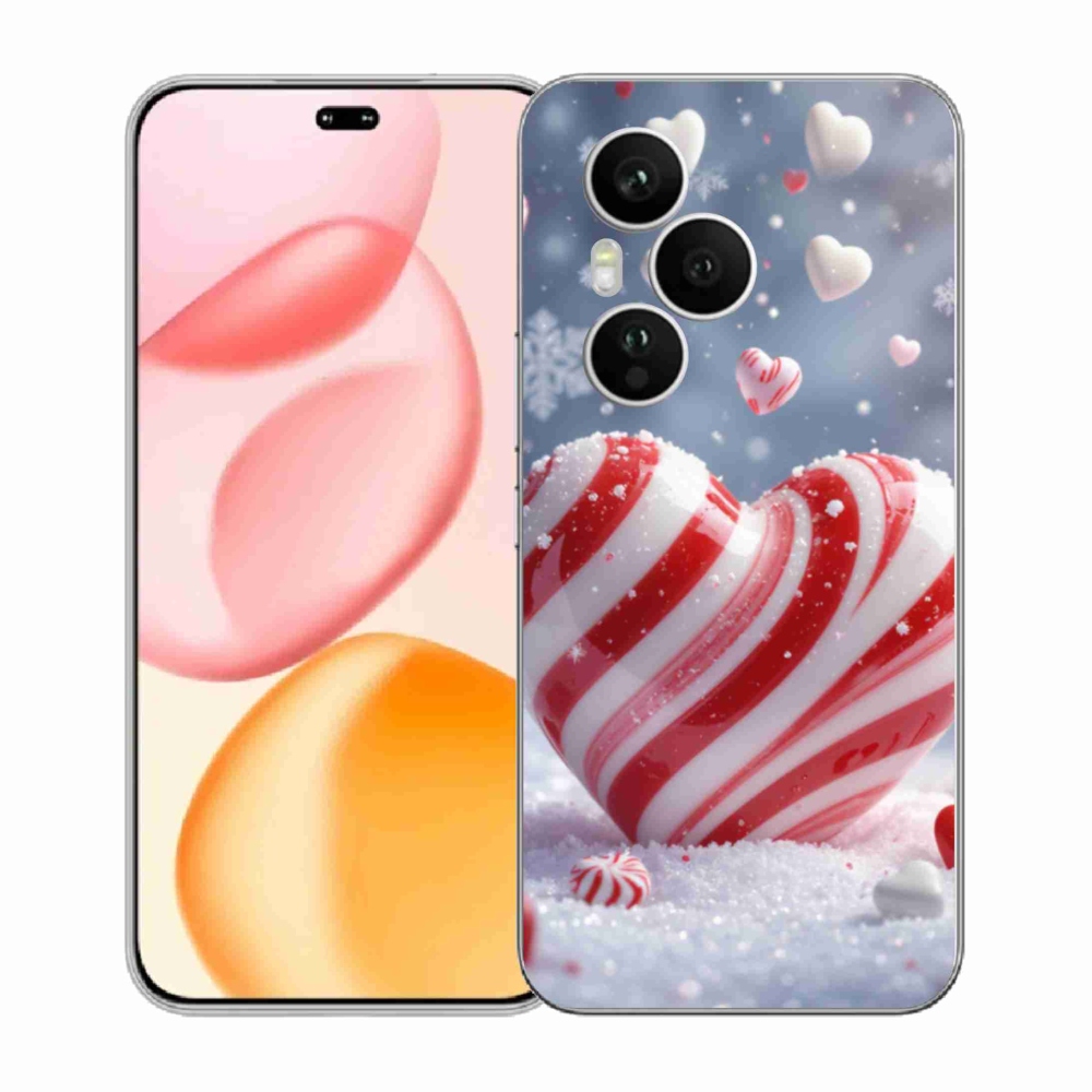 Gelový kryt mmCase na Honor 400 Pro - sladké srdce