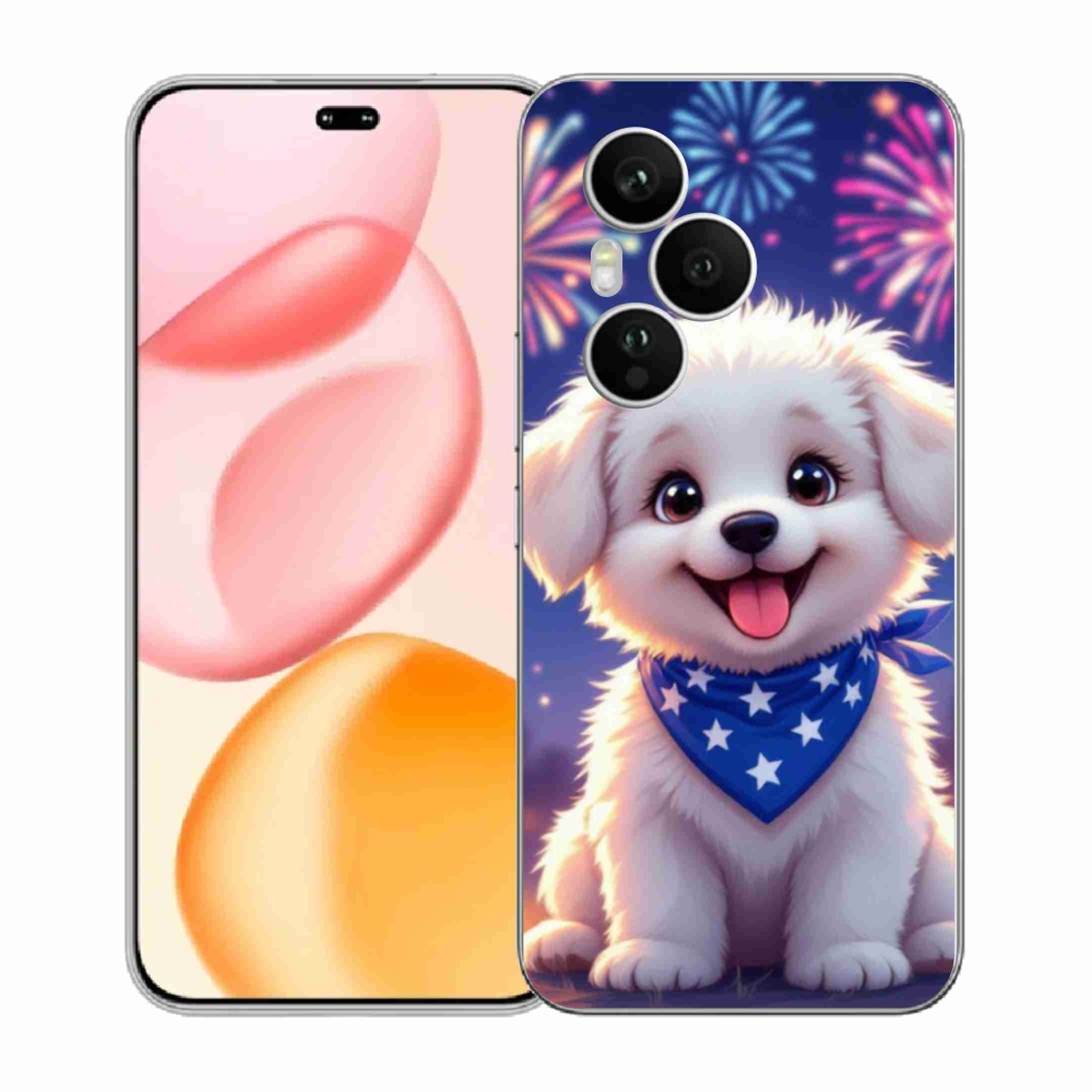 Gelový kryt mmCase na Honor 400 Pro - slavnostní štěně