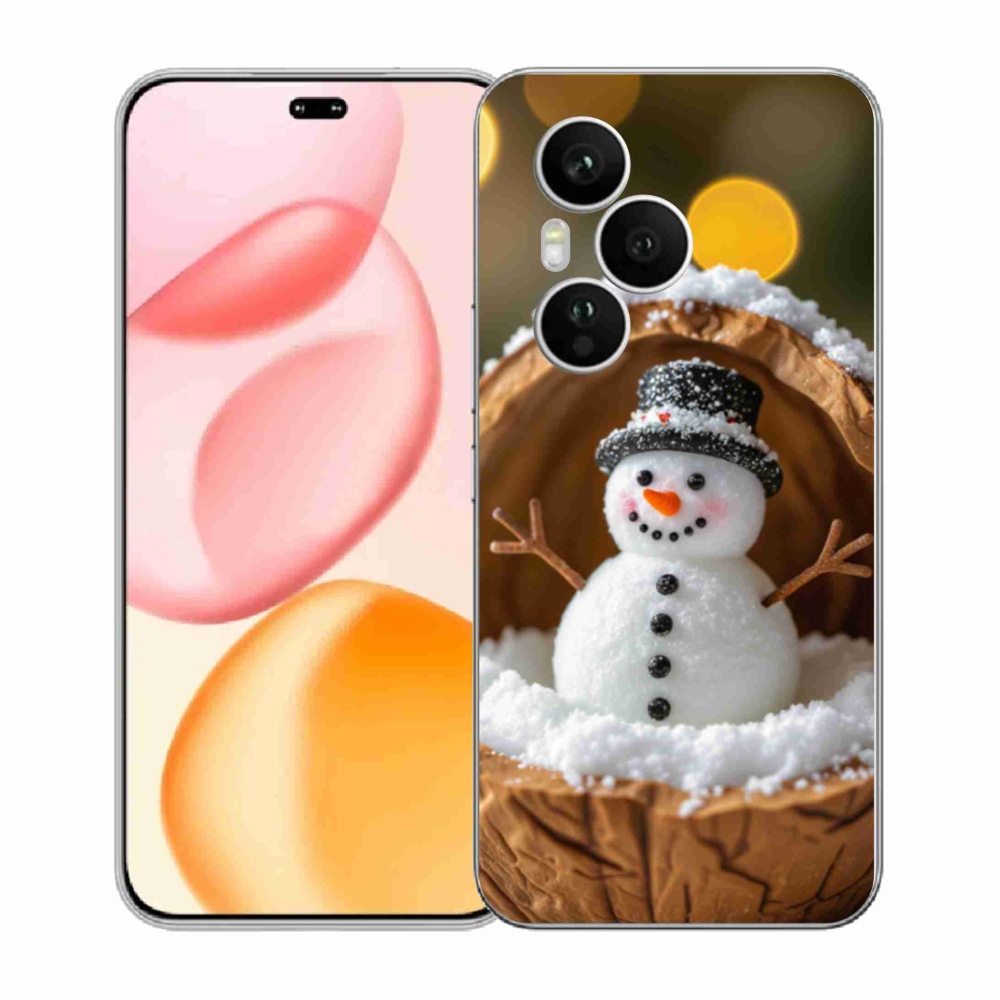 Gelový kryt mmCase na Honor 400 Pro - sněhulák 4