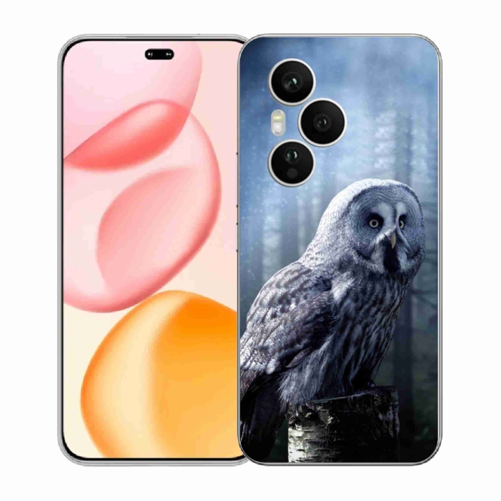 Gelový kryt mmCase na Honor 400 Pro - sova