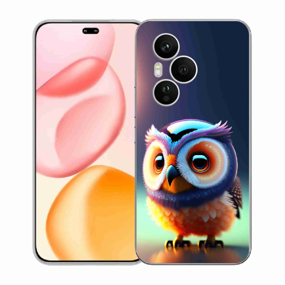 Gelový kryt mmCase na Honor 400 Pro - sovička