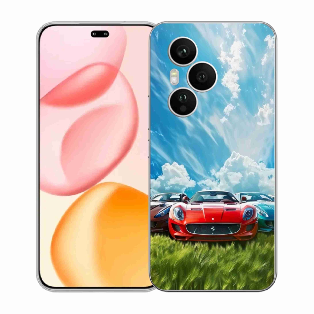 Gelový kryt mmCase na Honor 400 Pro - sportovní vozy