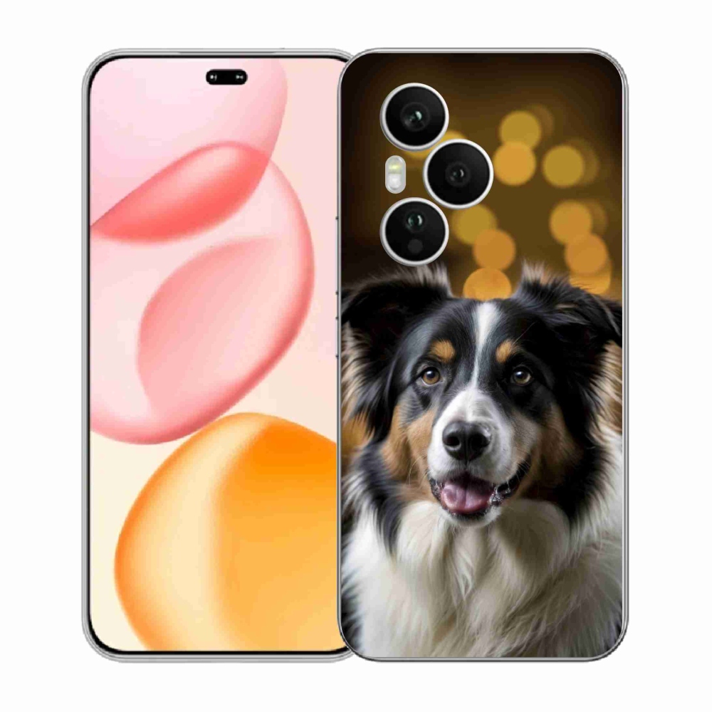 Gelový kryt mmCase na Honor 400 Pro - usměvavý australský ovčák