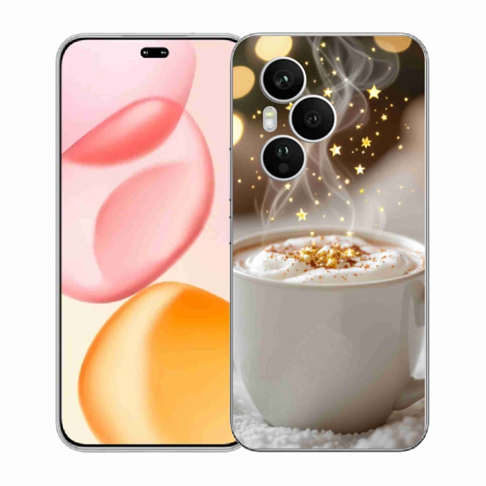 Gelový kryt mmCase na Honor 400 Pro - vánoční horký nápoj
