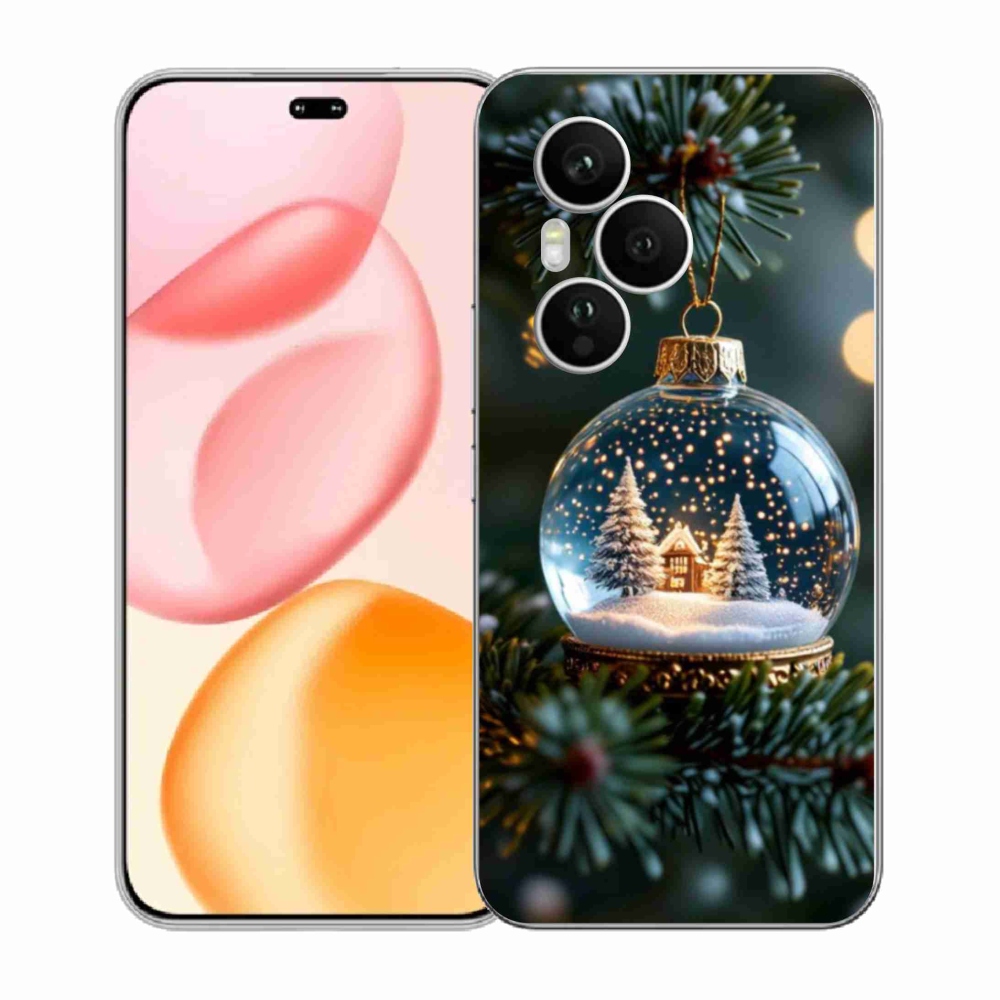 Gelový kryt mmCase na Honor 400 Pro - vánoční koule 2