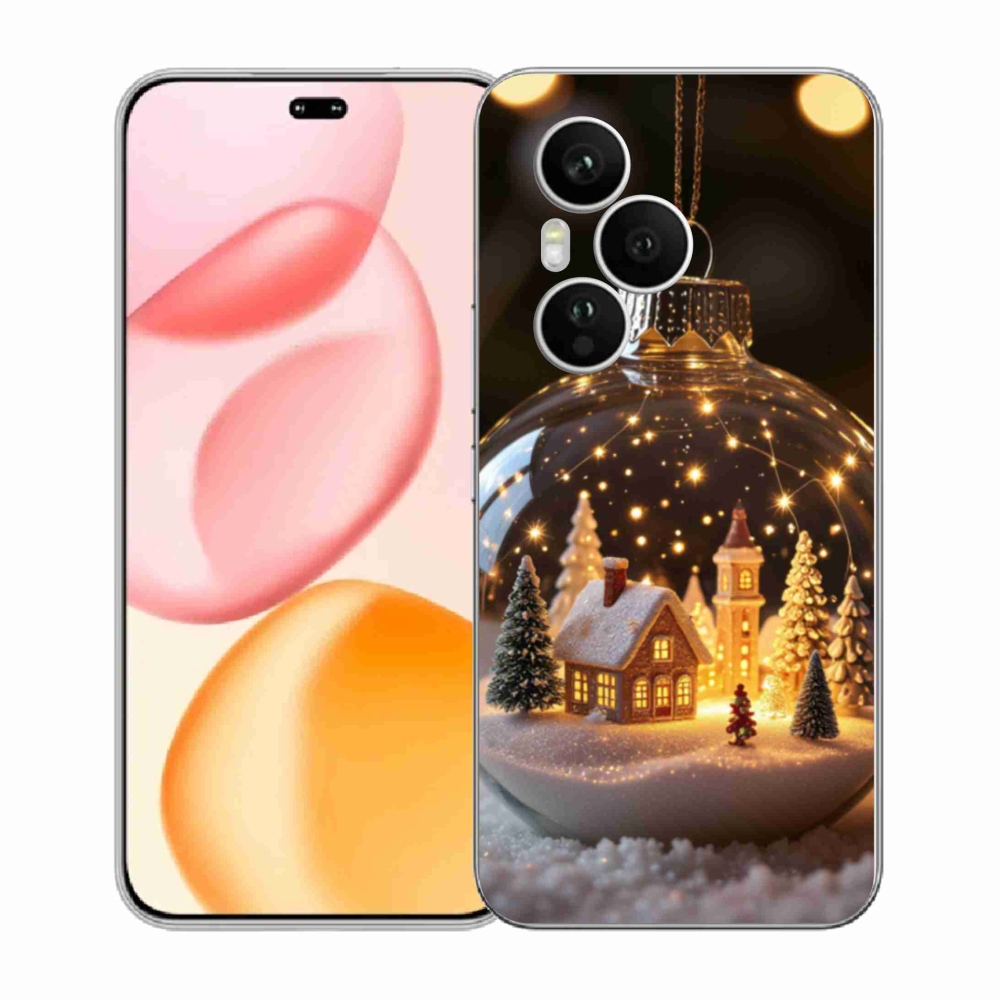 Gelový kryt mmCase na Honor 400 Pro - vánoční koule 3