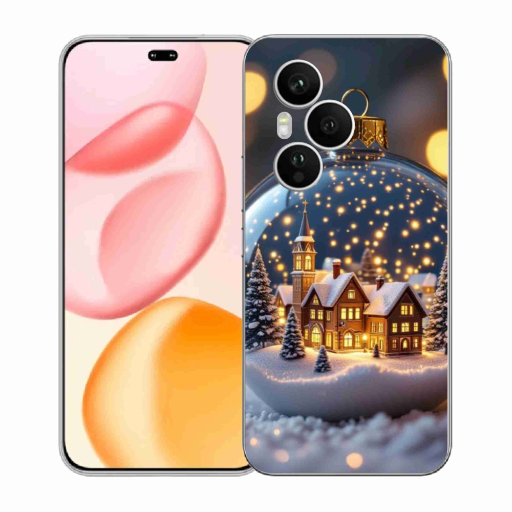 Gelový kryt mmCase na Honor 400 Pro - vánoční koule 4