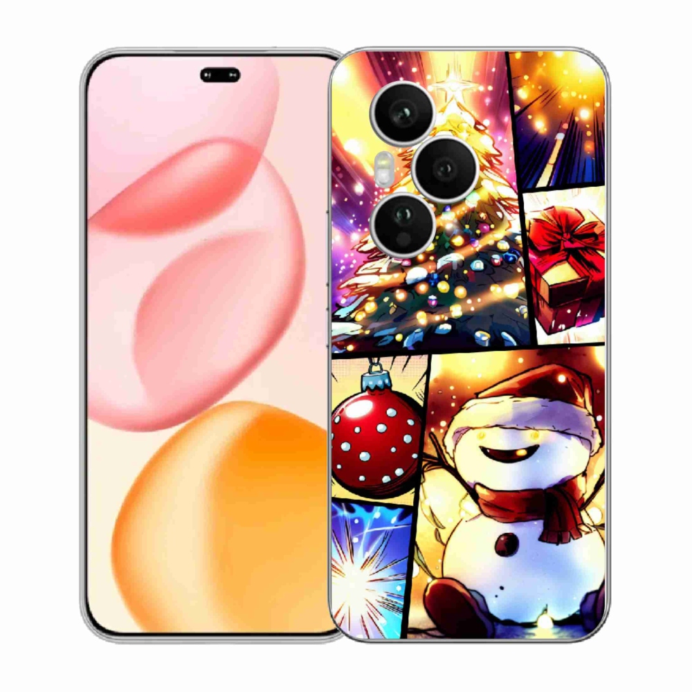 Gelový kryt mmCase na Honor 400 Pro - vánoční motivy 1