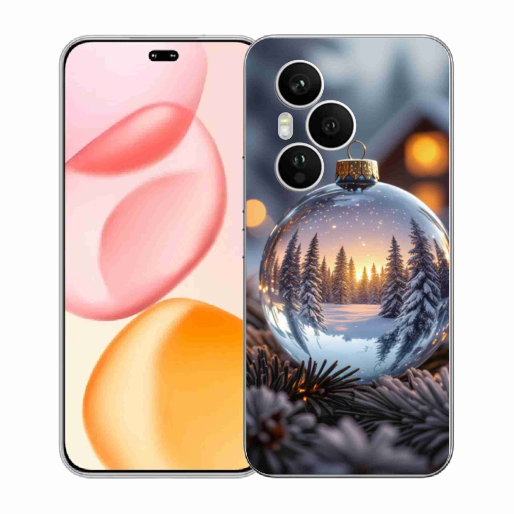 Gelový kryt mmCase na Honor 400 Pro - vánoční ozdoba