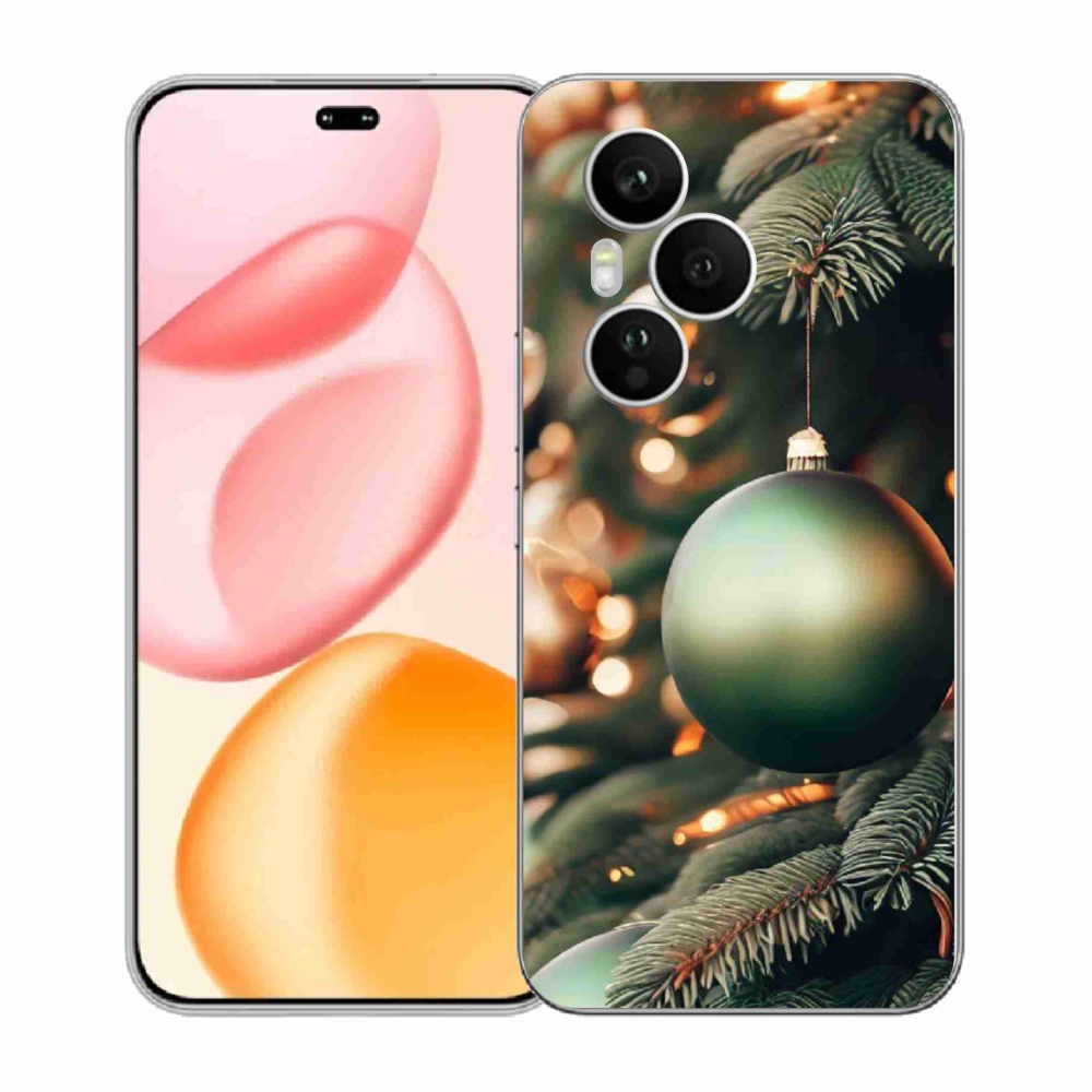 Gelový kryt mmCase na Honor 400 Pro - vánoční ozdoby 1