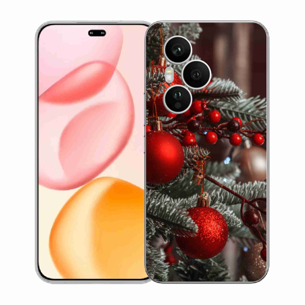 Gelový kryt mmCase na Honor 400 Pro - vánoční ozdoby 2