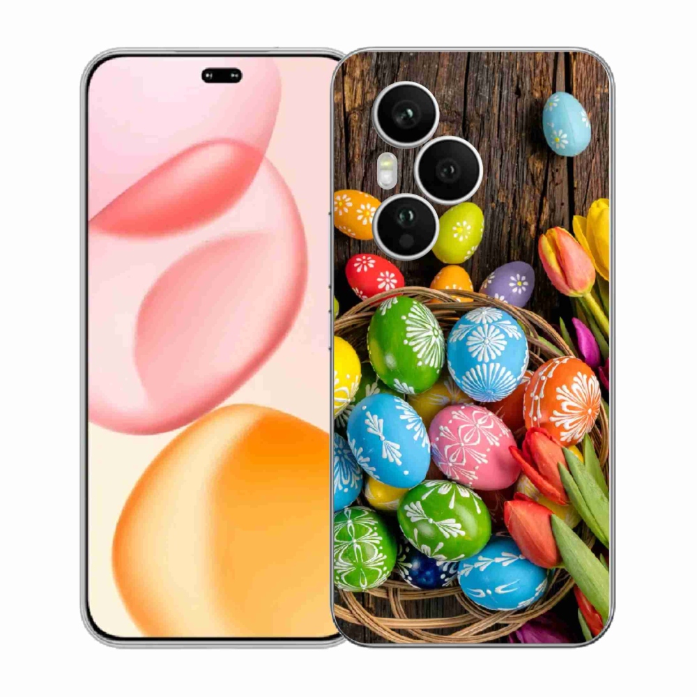 Gelový kryt mmCase na Honor 400 Pro - velikonoční vajíčka