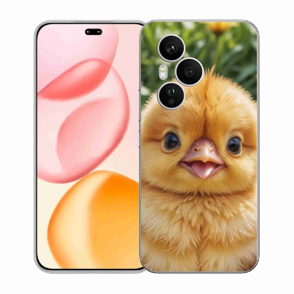 Gelový kryt mmCase na Honor 400 Pro - veselé kuřátko