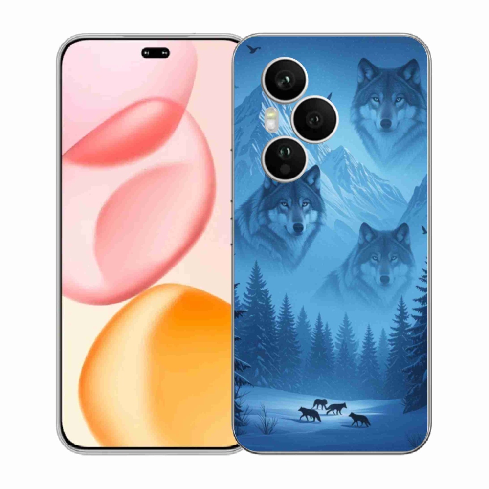 Gelový kryt mmCase na Honor 400 Pro - vlčí smečka
