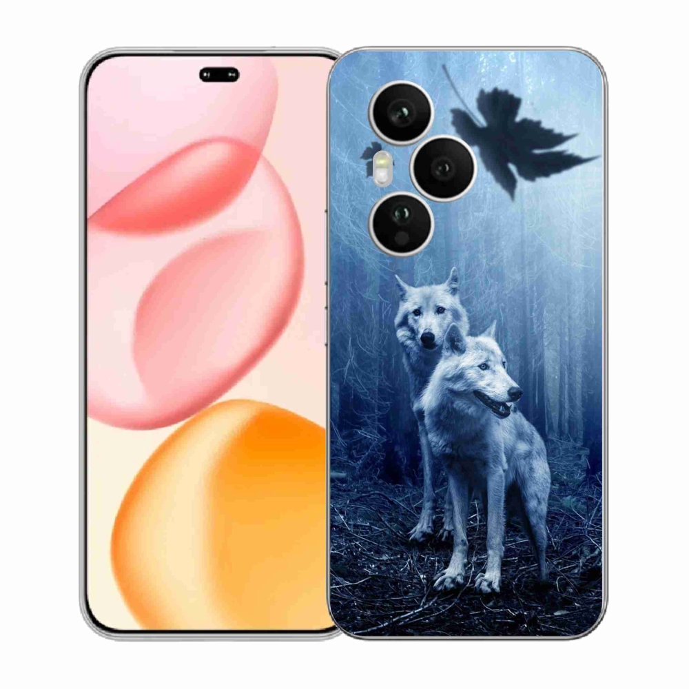Gelový kryt mmCase na Honor 400 Pro - vlci v lese