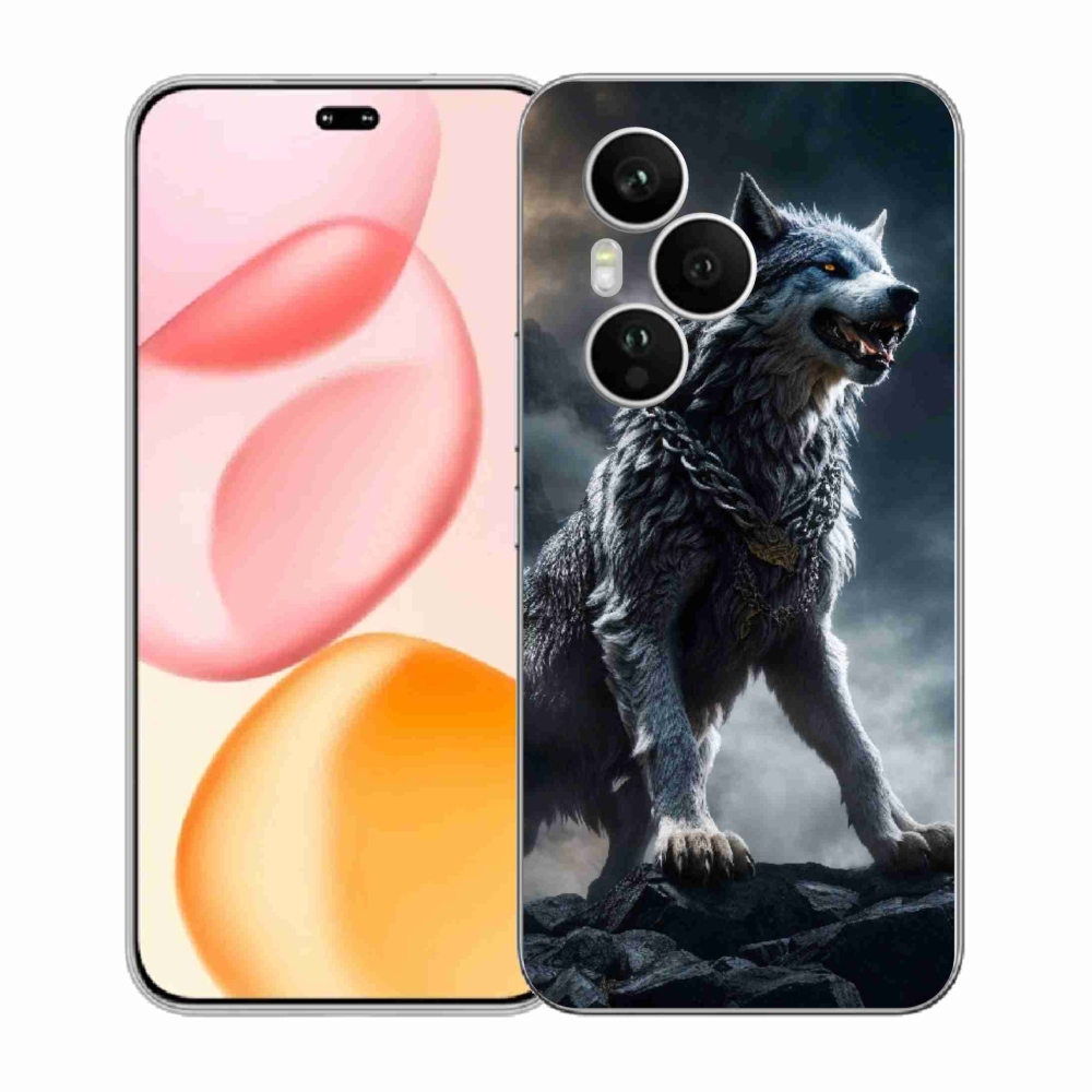 Gelový kryt mmCase na Honor 400 Pro - vlk 1