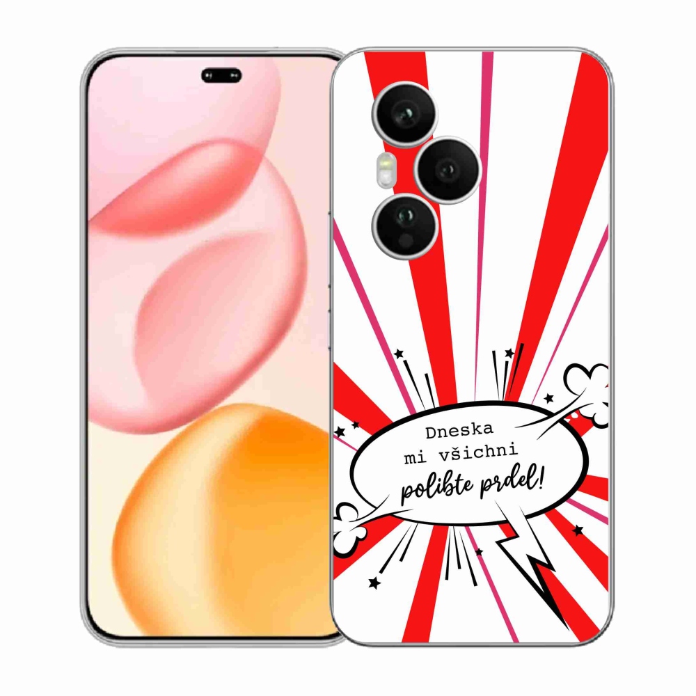 Gelový kryt mmCase na Honor 400 Pro - vtipný text 15 bílé pozadí