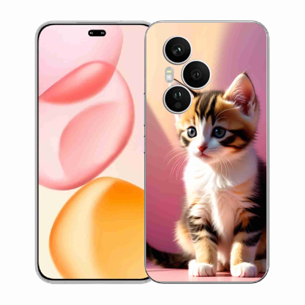 Gelový kryt mmCase na Honor 400 Pro - zvědavé kotě 2