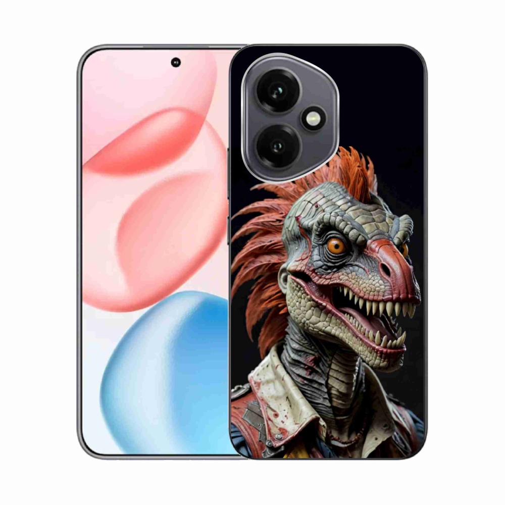 Gelový kryt mmCase na Honor 400 - punk dinosaurus