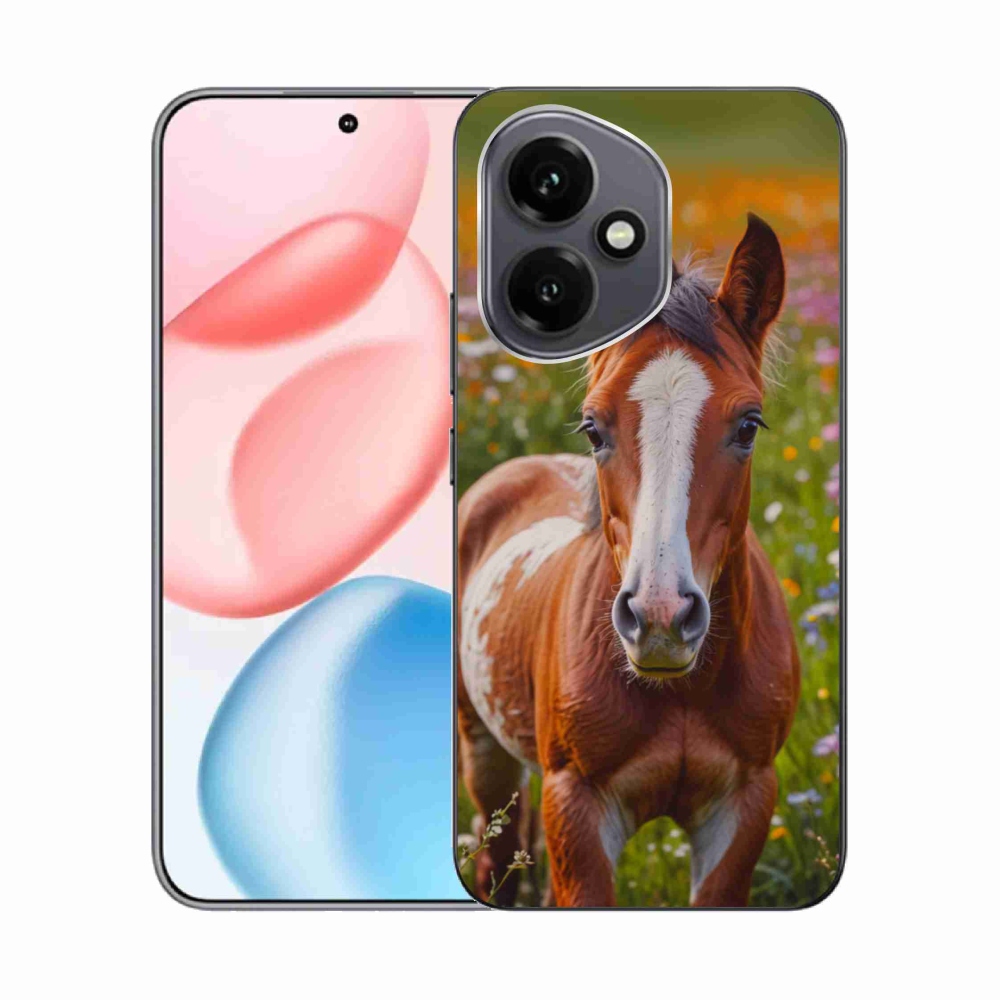 Gelový kryt mmCase na Honor 400 - roztomilé hříbě