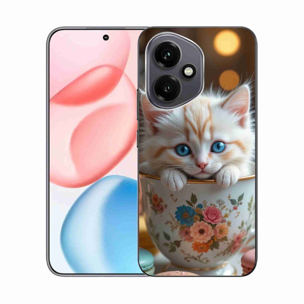 Gelový kryt mmCase na Honor 400 - roztomilé kotě 6