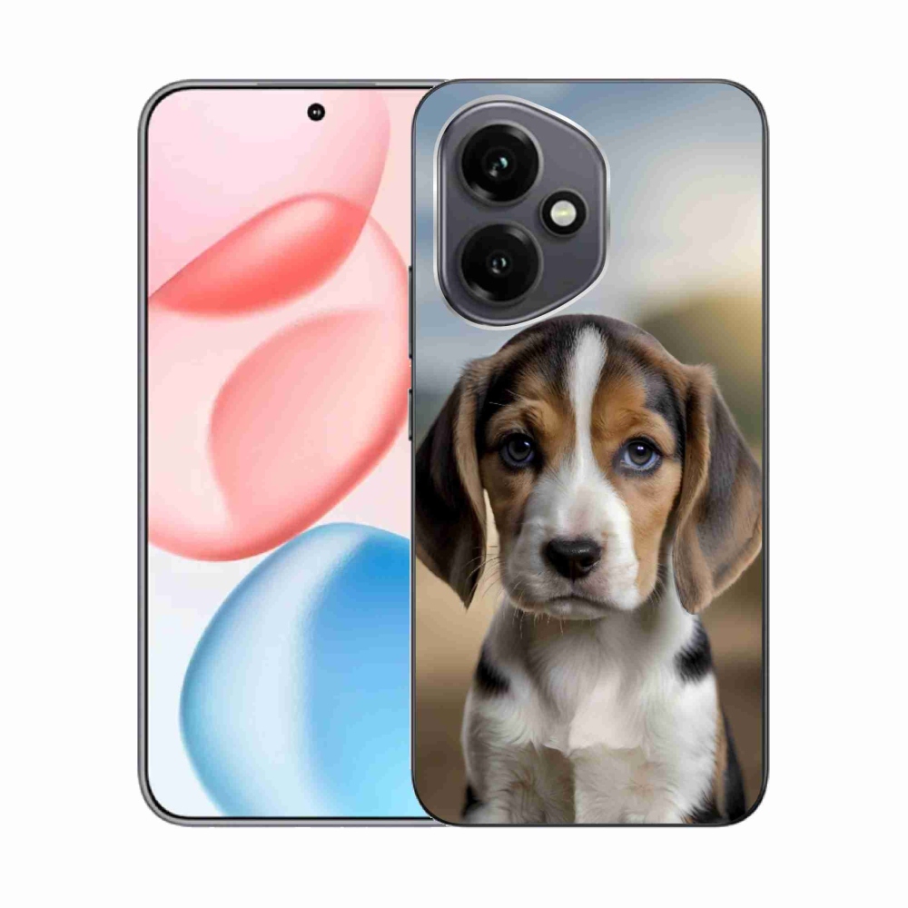 Gelový kryt mmCase na Honor 400 - roztomilý bígl