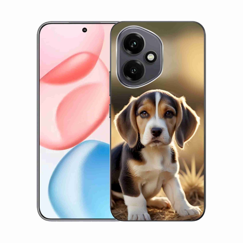 Gelový kryt mmCase na Honor 400 - roztomilý bígl