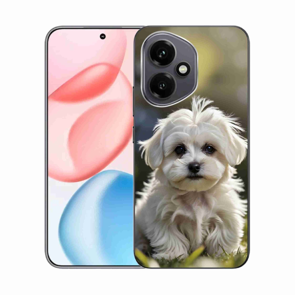 Gelový kryt mmCase na Honor 400 - roztomilý maltézský psík