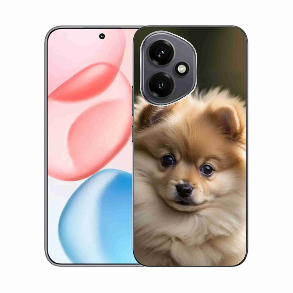 Gelový kryt mmCase na Honor 400 - roztomilý pomeranian 2