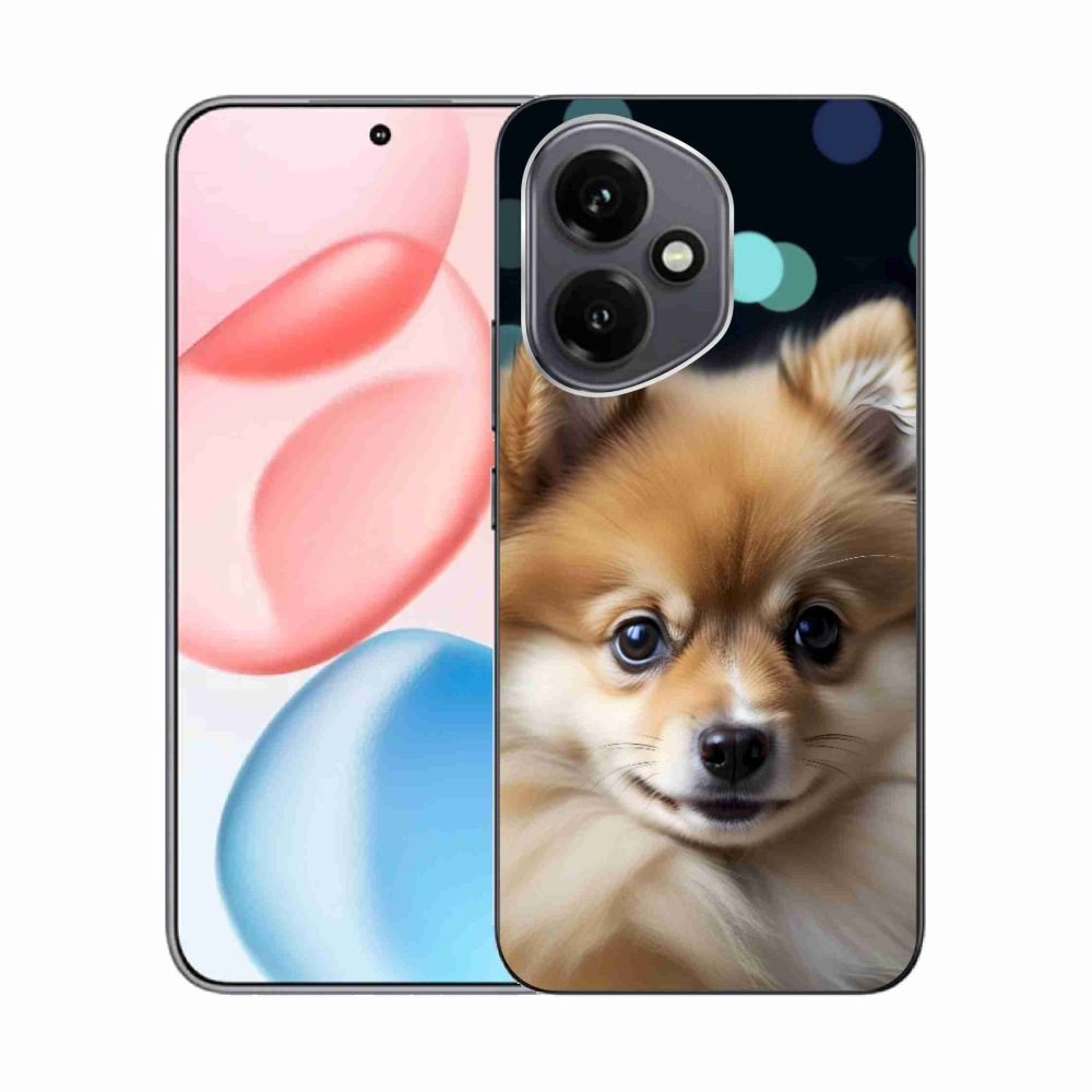 Gelový kryt mmCase na Honor 400 - roztomilý pomeranian