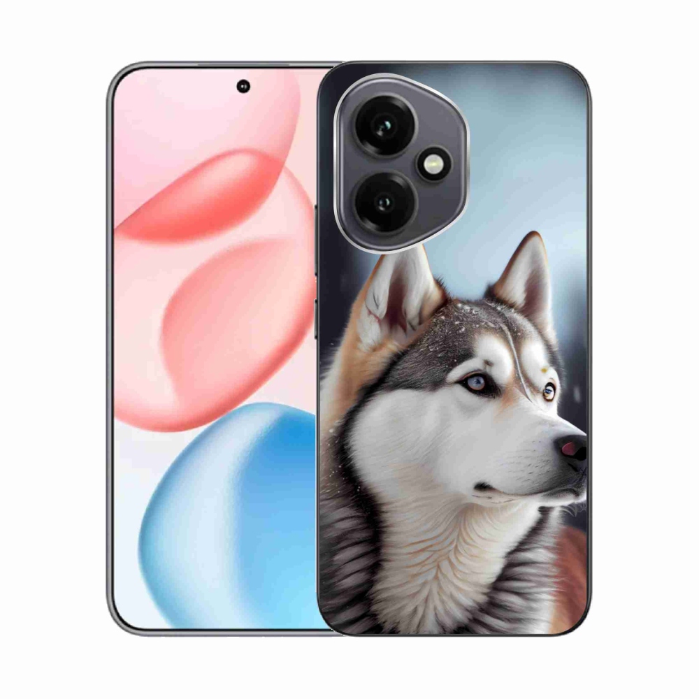 Gelový kryt mmCase na Honor 400 - sibiřský husky