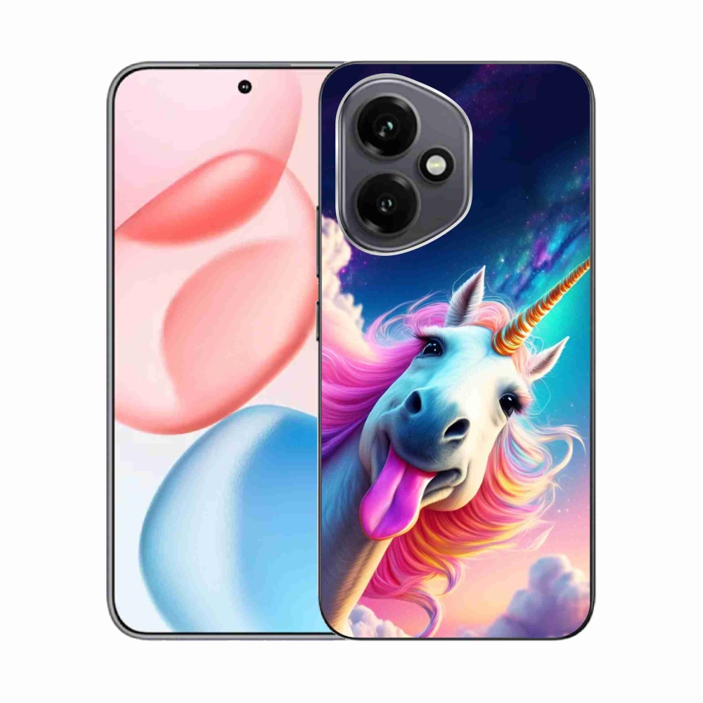 Gelový kryt mmCase na Honor 400 - šílený jednorožec