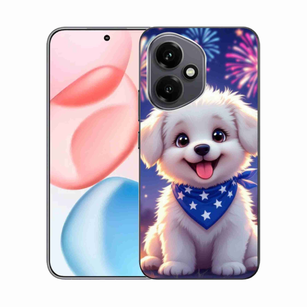 Gelový kryt mmCase na Honor 400 - slavnostní štěně