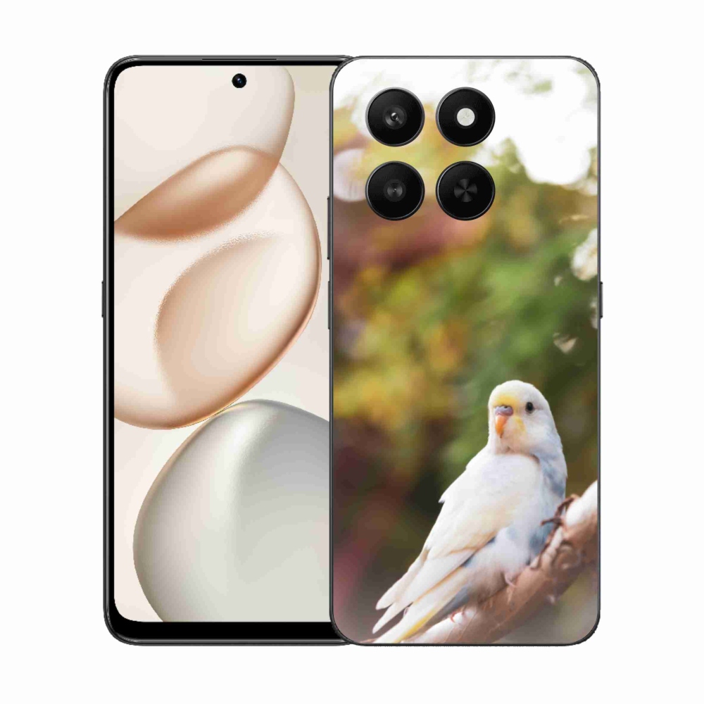 Gelový kryt mmCase na Honor 400 Smart 5G/4G/Honor X7d - andulka bílá