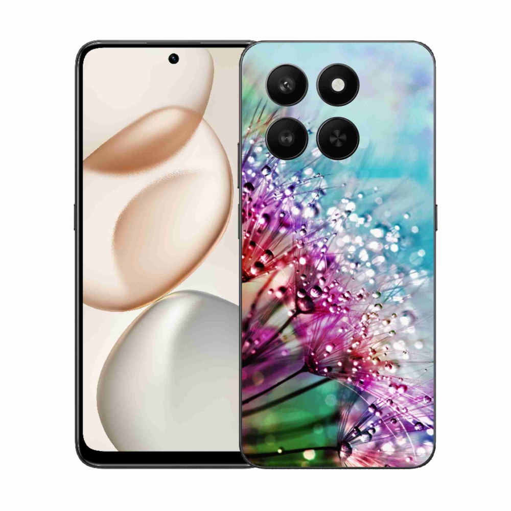 Gelový kryt mmCase na Honor 400 Smart 5G/4G/Honor X7d - barevné květy