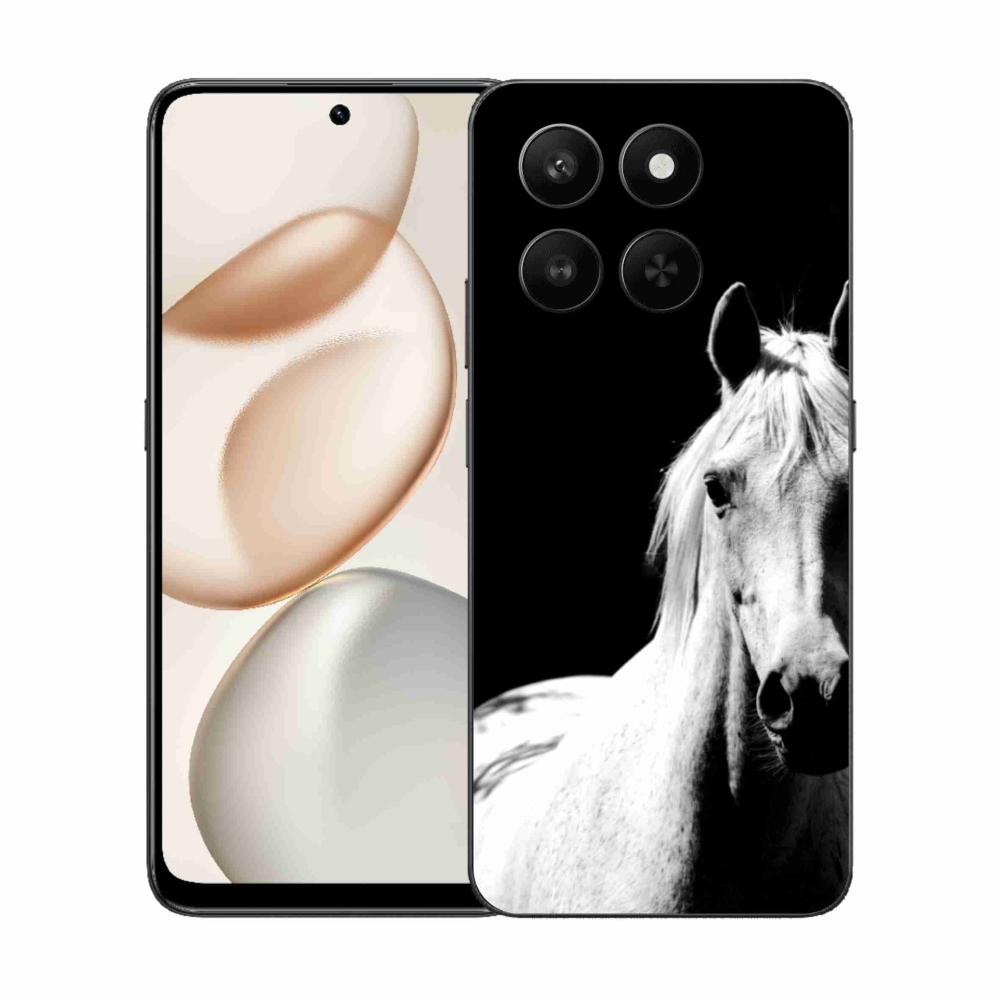 Gelový kryt mmCase na Honor 400 Smart 5G/4G/Honor X7d - bílý kůň 5