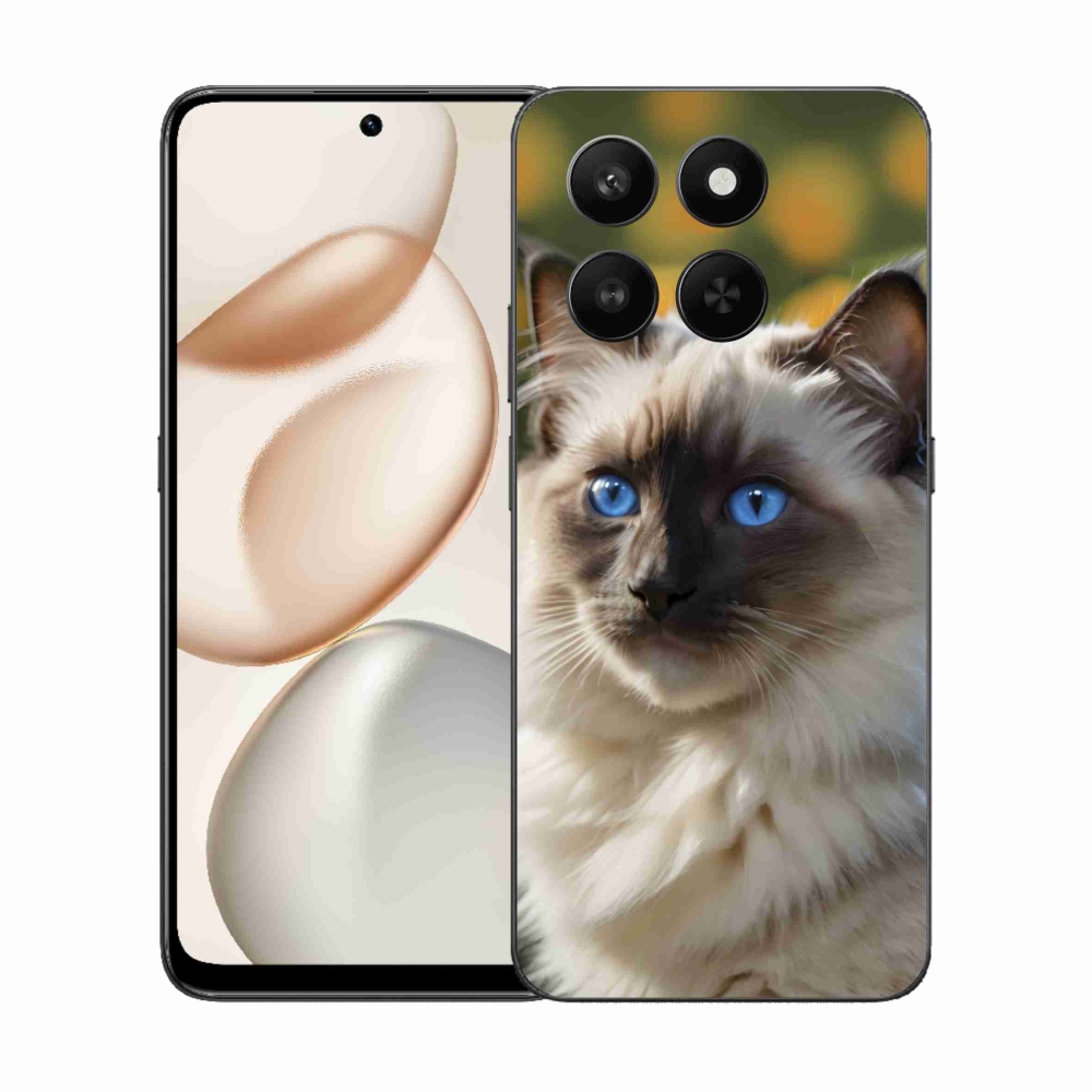 Gelový kryt mmCase na Honor 400 Smart 5G/4G/Honor X7d - bílý ragdoll