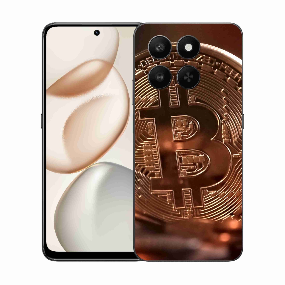 Gelový kryt mmCase na Honor 400 Smart 5G/4G/Honor X7d - bitcoin