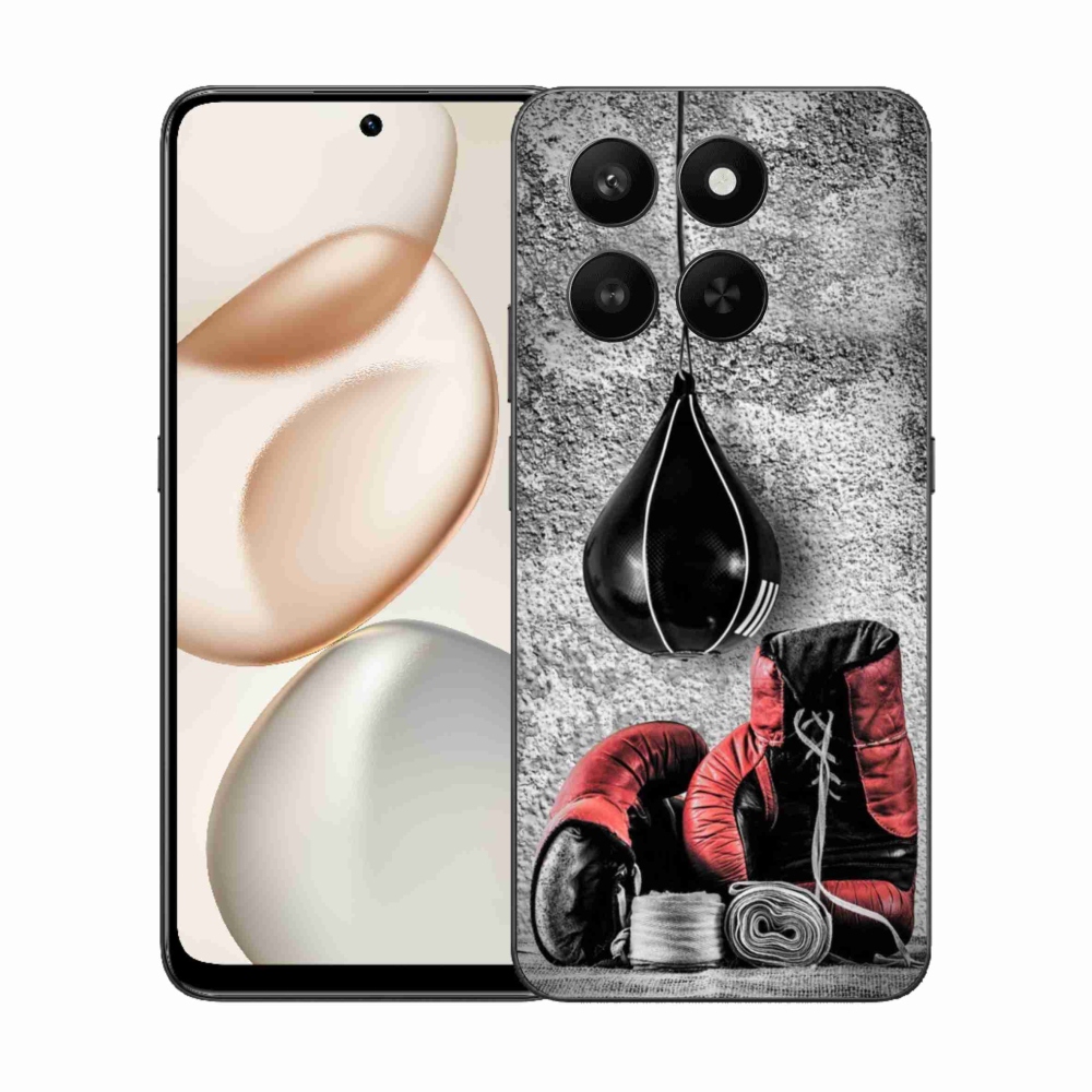 Gelový kryt mmCase na Honor 400 Smart 5G/4G/Honor X7d - boxovací pytel a rukavice