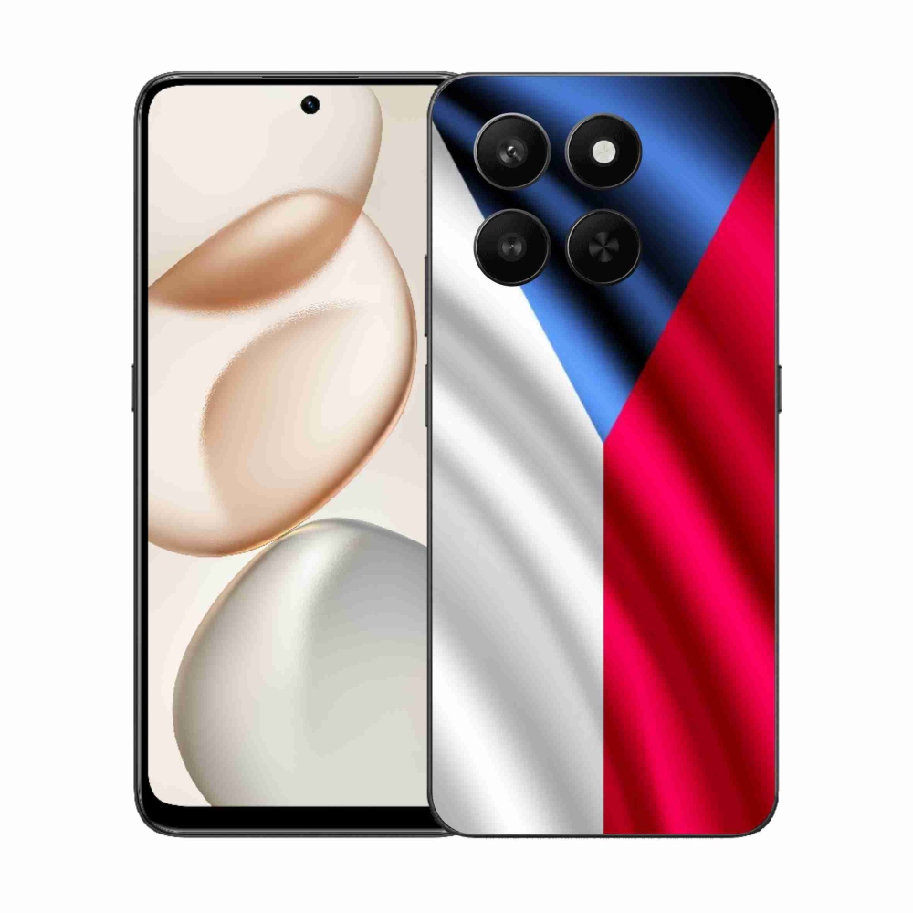 Gelový kryt mmCase na Honor 400 Smart 5G/4G/Honor X7d - česká vlajka