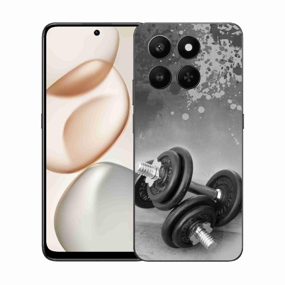 Gelový kryt mmCase na Honor 400 Smart 5G/4G/Honor X7d - činky 1