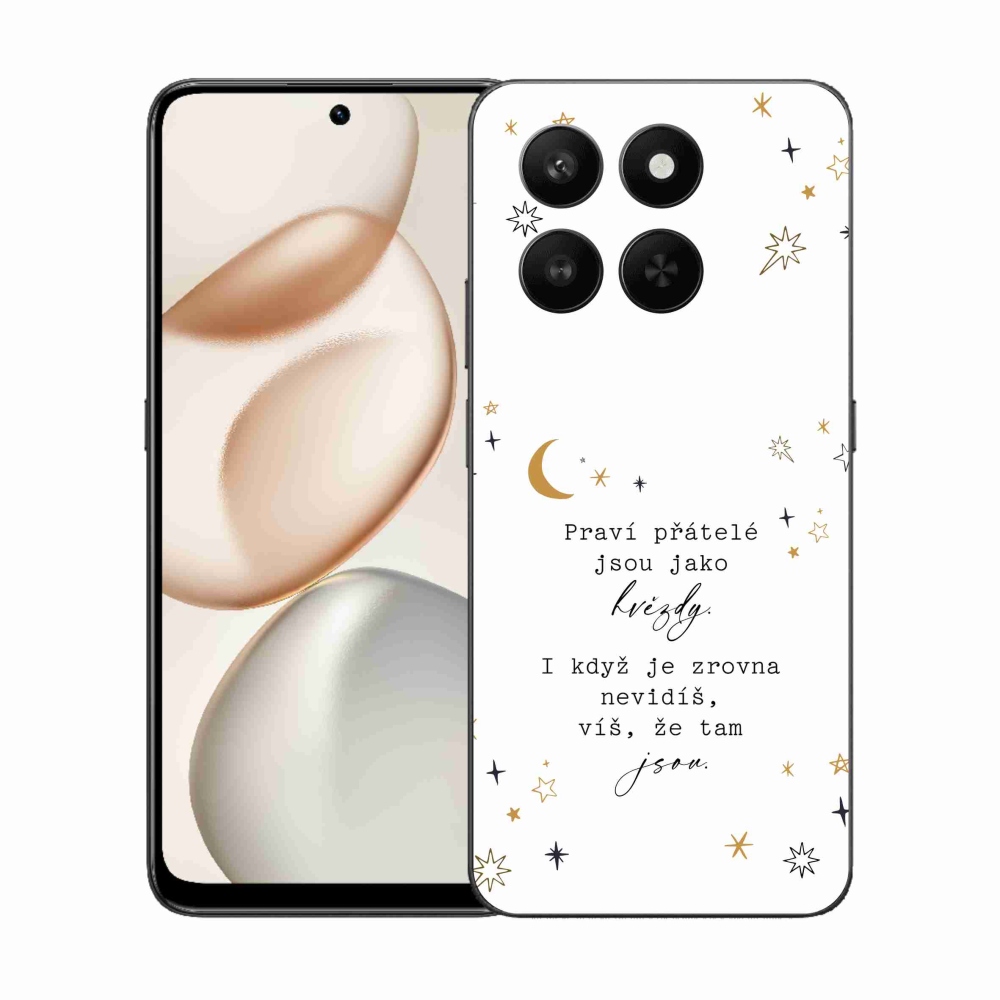 Gelový kryt mmCase na Honor 400 Smart 5G/4G/Honor X7d - citát 6 bílé pozadí